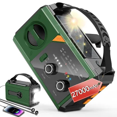 Immagine prodotto di Noodradio Bluetooth da 27000 mAh - Radio AM/FM - Verde