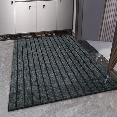 Produktbild von Fußmatte für den Außenbereich, Eingangsmatte, rutschfest, dunkelgrau, 50 x 120 cm