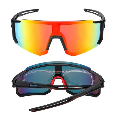 Produktbild von Polarisierte Sport-Sonnenbrille, Uni, zum Fahren, Angeln, Radfahren, Mountainbiken, UV400-Schutz