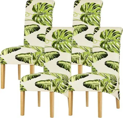 Produktbild von Esszimmerstuhlbezug XL - Stretch Elasthan für hohe Rückenstuhl