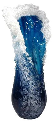 Productafbeelding van Vaas Ocean Blue - Resin Nautical Decoratie