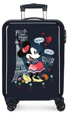 Produktbild von Disney Minnie Around the World Paris ABS Rollkoffer/Koffer 55cm