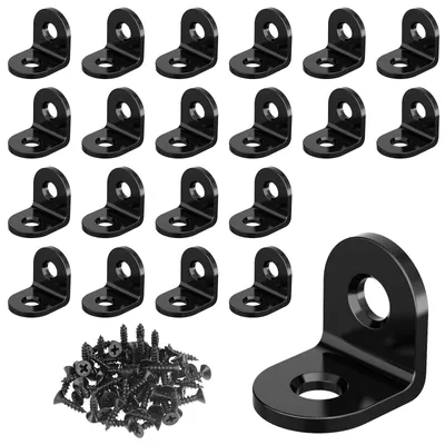 Produktbild von Winkelhaken Eckverbinder Winkelverbinder - 90 Grad - Edelstahl - 20 x 20 mm - 20 Stück