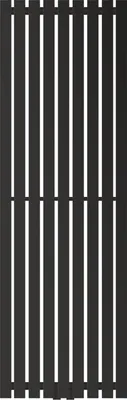 Produktbild von LuxeBath Flachheizkörper Einlagig, 480x1400 mm, Schwarz, mit Mittelanschluss