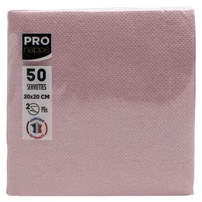 Produktbild von 50 Servietten Watte20X20 Altrosa
