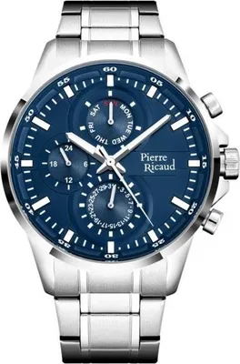 Zdjęcie produktu dla Zegarek  Pierre Ricaud P97034.5115QF srebrny