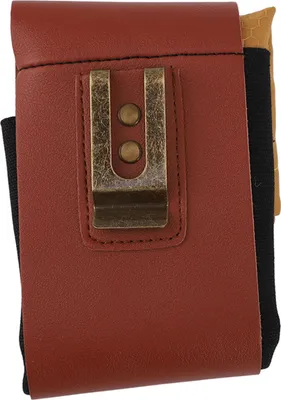 Imagen del producto de Bolsa de lona y cuero para recolectar frutas en huertos, con sistema de sujeción para colgar del cinturón. Bolsa portátil para la cosecha, resistente a la abrasión, ideal para actividades al aire libre. Color:
