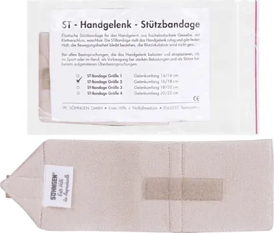 Produktbild von SÖHNGEN Handgelenk-Stützbandage 1010030 Gr2 16-18cm