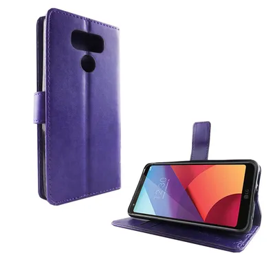 Produktbild von Schutz Hülle Blumen für Handy LG G6 Violett