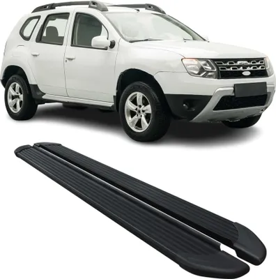 Image de Marchepieds Latéraux pédale pour Dacia Duster 2010-2018 Noir Aluminium 2Pcs