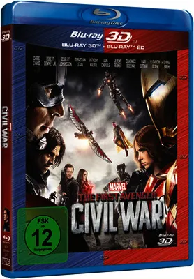 Produktbild von Blu-ray The First Avenger: Civil War 3D +2D