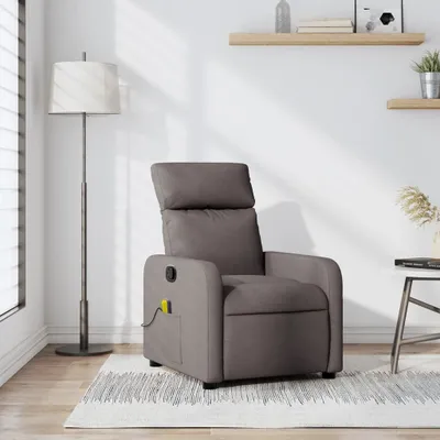 Produktbild von CLORIS Massagesessel Taupe Stoff - Fernsehsesel LL0000255719