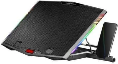Zdjęcie produktu dla Mars Gaming MNBC5, Podstawka na notebooka, Czarny, Kopolimer akrylonitrylo-butadieno-styrenowy (ABS), Aluminium, 48,3 cm (19"), 6 szt., 0,8 A