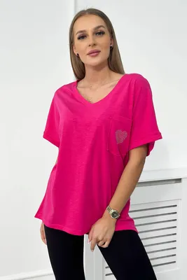 Produktbild von Kesi Kurzarm-T-Shirt für Frauen Branet fuchsie Universal