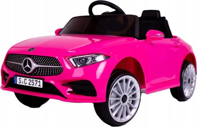 Produktbild von Ekspand | Elektroauto Mercedes CLS350 - Rosa - Mit Fernbedienung - EVA-Räder - Sicherheitsgurte