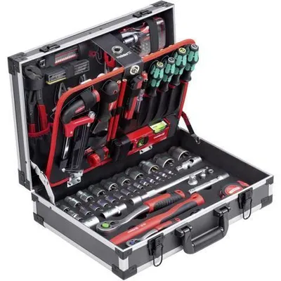 Immagine prodotto di Valigetta portautensili Meister 131 pezzi Con utensili di qualità Knipex e Wera