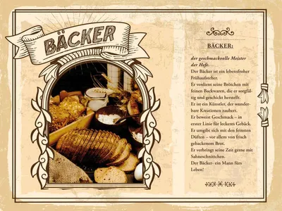 Produktbild von vianmo Holzschild 30x40 cm Bäcker geschmackvolle Meister Hefe