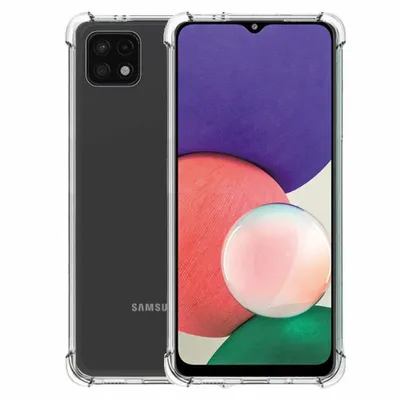 Produktbild von Smartphonica TPU Hartschalenetui für Samsung Galaxy A22 5G stoßfest transparent