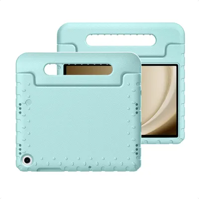 Produktbild von imoshion Schutzhülle mit Handgriff kindersicher Samsung Galaxy Tab A11 Plus / A9 Plus - Soft Blue