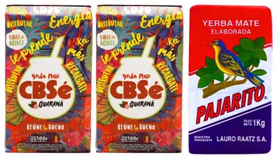 Zdjęcie produktu dla Yerba Mate CBSe Energia 2x500g + Pajarito 1kg