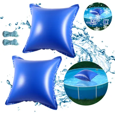 Produktbild von TolleTour 2pcs Poolkissen Pool Winter Luftkissen 122 x 122 x 60 cm, Pool Polster, Luftkissen, Winterkissen für Abdeckplanen Poolabdeckung Winter Überwinterung