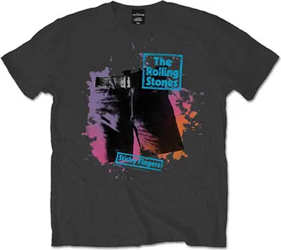 Produktbild von The Rolling Stones Sticky Colours Charcoal Grey XL T-Shirt