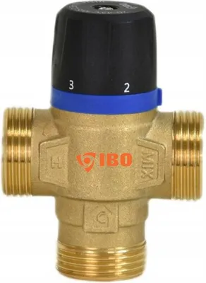 Immagine prodotto di IBO | Termostato Miscelatore DN20 - 3/4 Zoll - 35-60°C - Regolazione Precisa - Alta Efficienza