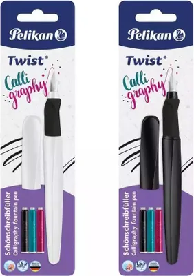 Immagine prodotto di Pelikan Twist Füller Calligraphy Re-Linkshä. Feder 1,5mm