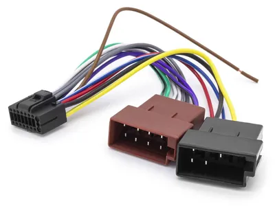 Produktbild von Auto Radio Adapter Kabel 16 Pin Stecker auf 16 Pin ISO DIN Norm Buchse passend für Kenwood