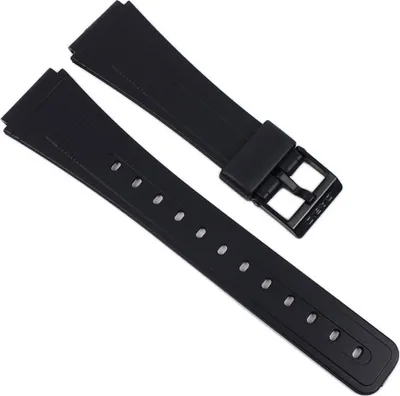 Produktbild von Casio Ersatzband Resin 19mm schwarz für AQ-45 AQ-49 DBA-80 FB-52 DB-30