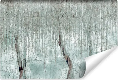 Immagine prodotto di Muralo Carta da parati autoadesiva per il soggiorno TREES Leaves Concrete Abstraction Vintage L. 135cm x H. 90cm