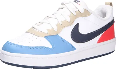 Produktbild von Nike Court Borough Low Recraft (Gs) White/Thunder Blue-Lt Crimson White/Thunder Blue-Lt Crimson 38.5
