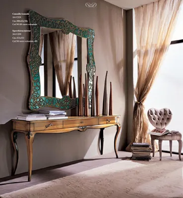 Image de Secrétaire Bureau Meubles Ameublement Consoles Tables Console Miroir Ítalien