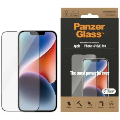 Immagine prodotto di Panzerglass Ultra-Wide Fit Vetro temperato anti-batterico per Iphone 14 / 13 Pro / 13