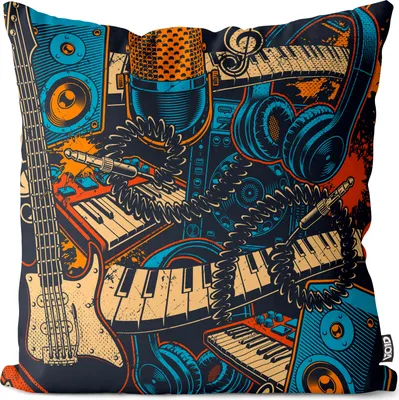 Produktbild von VOID Musik Instrumente Kissenbezug Kissenhülle Sofakissen Kissen Deko Outdoor-Kissen Dekokissen