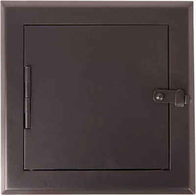 Image de Porte de cheminée grise BASIC - 140x140