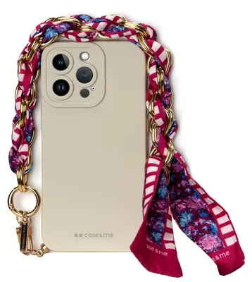 Image de SBS Coque pour iPhone 13 Pro avec chaîne de poignet et foulard