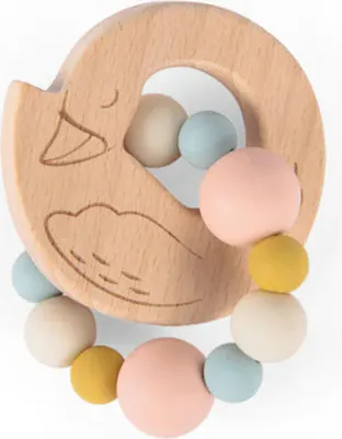 Immagine prodotto di Giocattolo per neonato anello per la dentizione Cigno, Moulin Roty