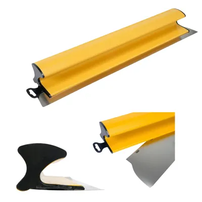 Image de Spatule ergonomique pour façades en acier inoxydable, 1 000 mm