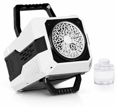 Produktbild von LED Seifenblasenmaschine mit 20.000 Blasen pro Minute – 40 Zauberstäbe, USB- oder Batteriebetrieb, auslaufsicher – für Partys und Hochzeiten