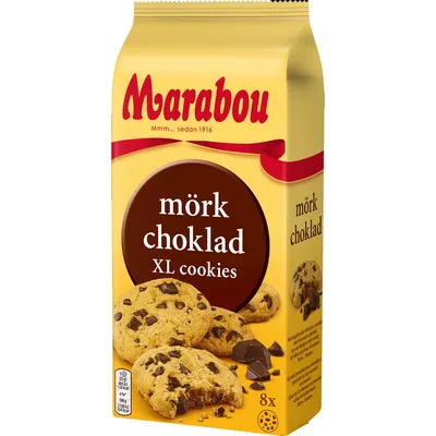 Image de Marabou Cookies Mørk Choko 184g