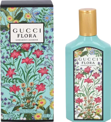 Produktbild von Gucci Flora Gorgeous Jasmine, Frauen, 100 ml, Mandarine, Jasmin, Magnolien, Sandelholz, Spray