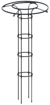 Produktbild von Garten Rund Rankturm Rankgitter - Vertikale Kletterhilfe für Pflanzen - Metallrahmen - Schirmform - Höhe 120 cm