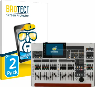 Produktbild von 2x Für Behringer Wing (Set bestehend aus 11 Folien) Schutzfolie BROTECT Displayschutz Display Schutz Folie Klar Transparent