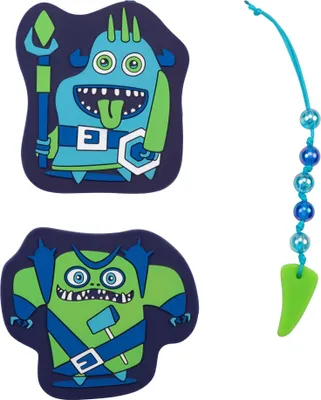 Produktbild von DerDieDas Wechselbuttons, 3tlg. Neon Monster