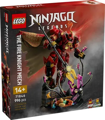 Zdjęcie produktu dla LEGO NINJAGO Mech ognistego rycerza, Zestaw do budowania, 14 lat(a), Plastik, 996 szt., 1,61 kg