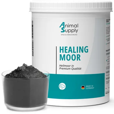 Produktbild von Animal Supply Heilmoor für Hunde 1,3kg, Verbessert die Kotbeschaffenheit, Optimale Verdauung, Immunsystem, Magen-Darm-Aktivität, Appetit Anregung I Natürliche Heilerde