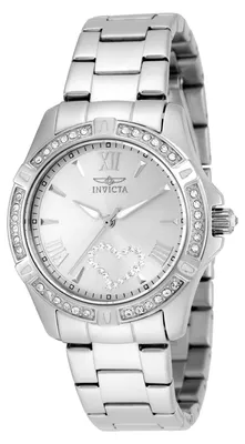 Obrázok produktu pre Invicta Angel, dámske hodinky s puzdrom z nehrdzavejúcej oceli, quartzový strojček, priemer puzdra 34 mm