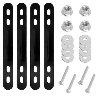 Image de Support pour panier de vélo, porte-bagages arrière, acier, 18 cm