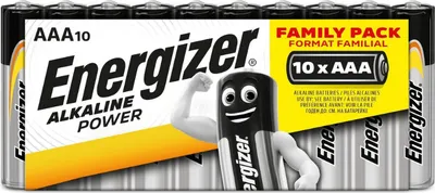 Produktbild von Energizer ALKALINE POWER Familienpackung AAA/10 Batterien